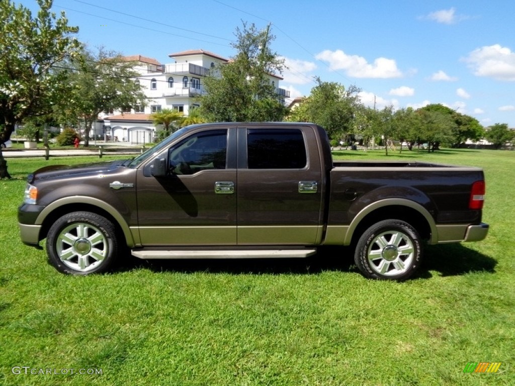 2005 F150 King Ranch SuperCrew - Dark Stone Metallic / Castano Brown Leather photo #3