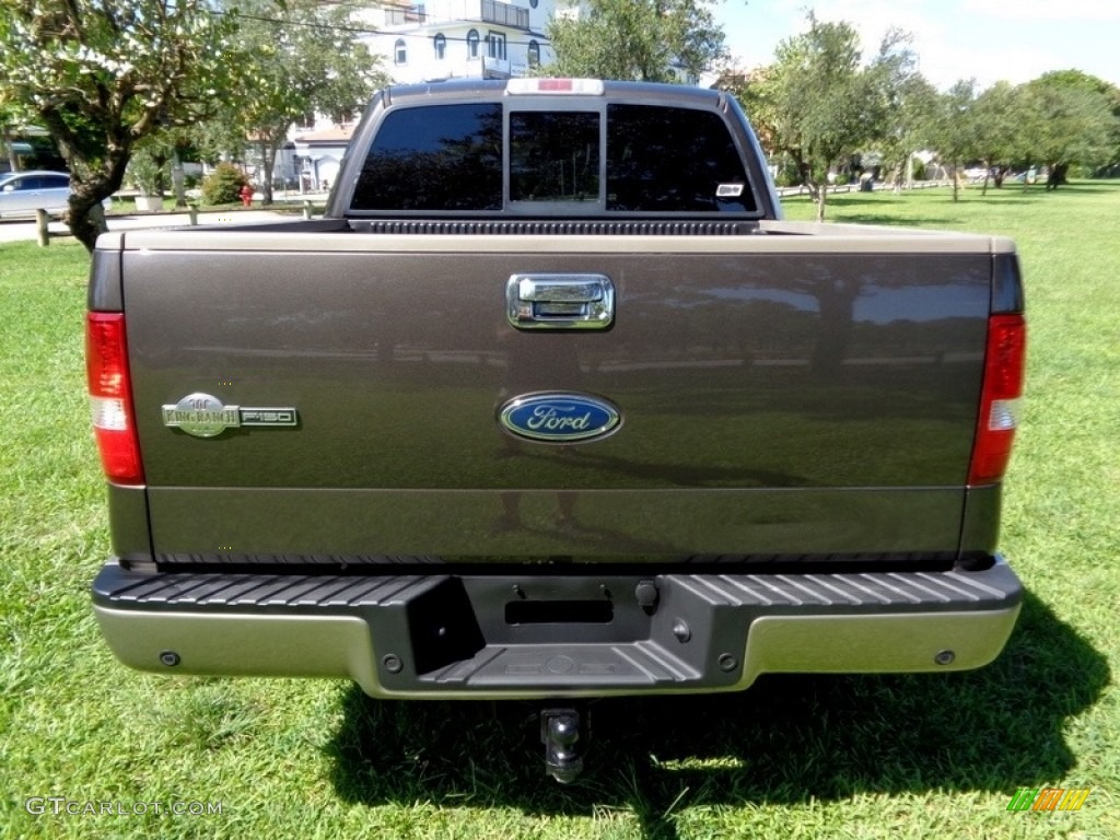 2005 F150 King Ranch SuperCrew - Dark Stone Metallic / Castano Brown Leather photo #7