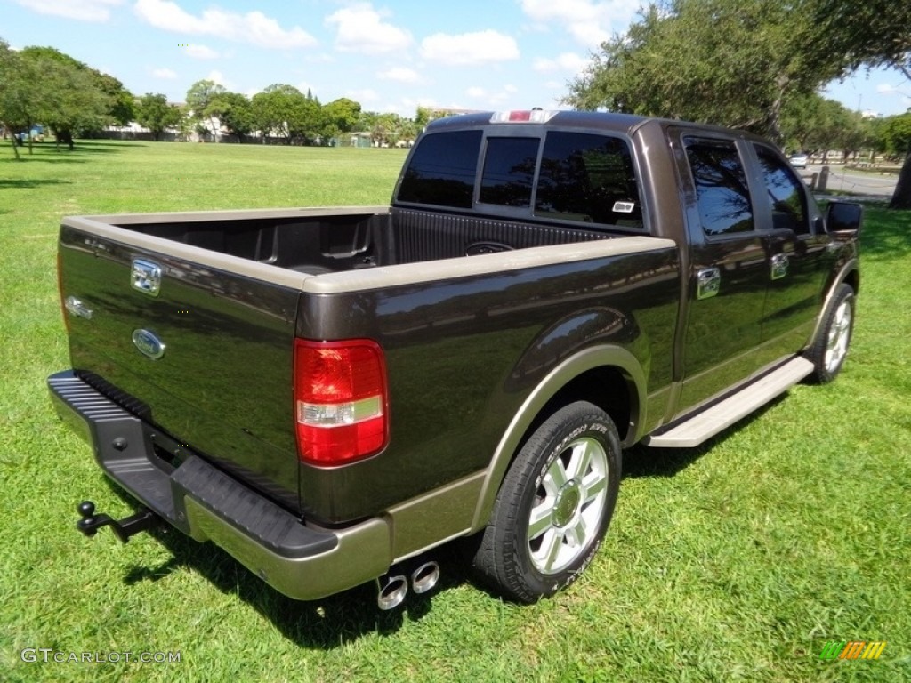 2005 F150 King Ranch SuperCrew - Dark Stone Metallic / Castano Brown Leather photo #9