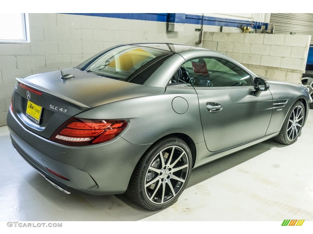designo Magno Shadow Grey (Matte) 2017 Mercedes-Benz SLC 43 AMG Roadster Exterior Photo #115251273