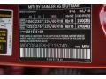  2017 GLC 300 designo Cardinal Red Metallic Color Code 996