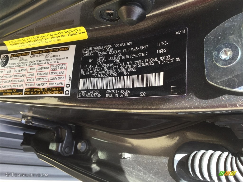 2014 4Runner SR5 - Magnetic Gray Metallic / Black photo #5