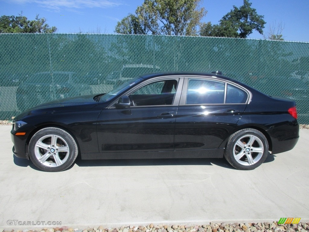 2013 3 Series 320i xDrive Sedan - Jet Black / Black photo #8