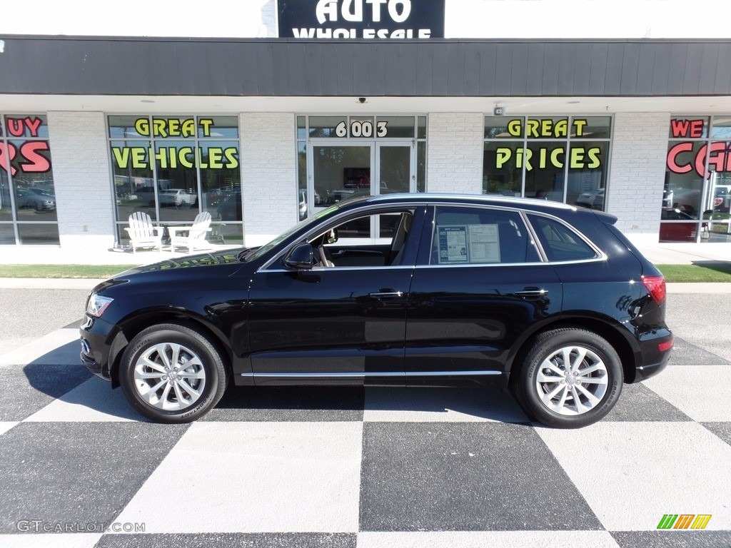 2016 Q5 2.0 TFSI Premium quattro - Brilliant Black / Pistachio Beige photo #1