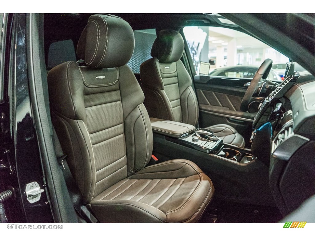 AMG Espresso Brown/ Black Interior 2017 Mercedes-Benz GLS 63 AMG 4Matic Photo #115253486