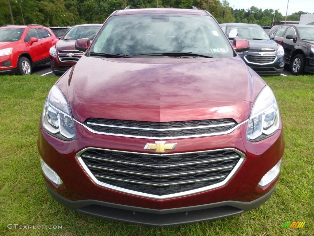 2017 Equinox LT AWD - Siren Red Tintcoat / Jet Black photo #2