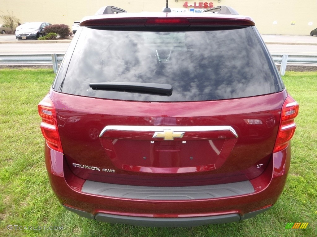 2017 Equinox LT AWD - Siren Red Tintcoat / Jet Black photo #6