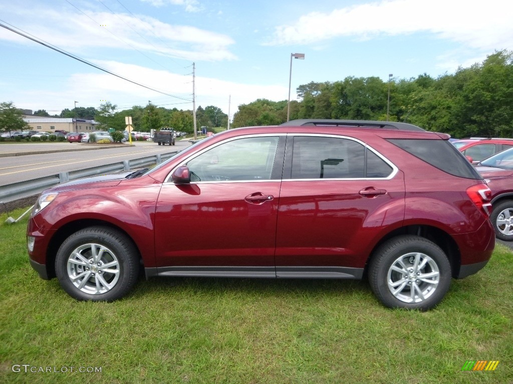 2017 Equinox LT AWD - Siren Red Tintcoat / Jet Black photo #9