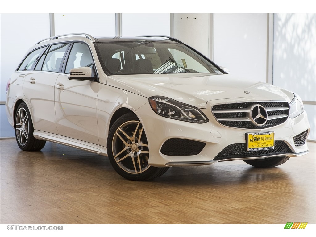 2016 E 350 4Matic Wagon - Polar White / Black photo #11