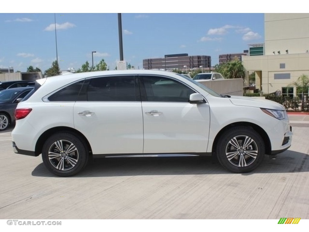 White Diamond Pearl 2017 Acura MDX Standard MDX Model Exterior Photo #115256914