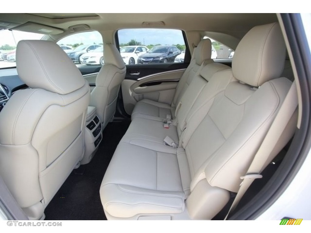 Parchment Interior 2017 Acura MDX Standard MDX Model Photo #115257148