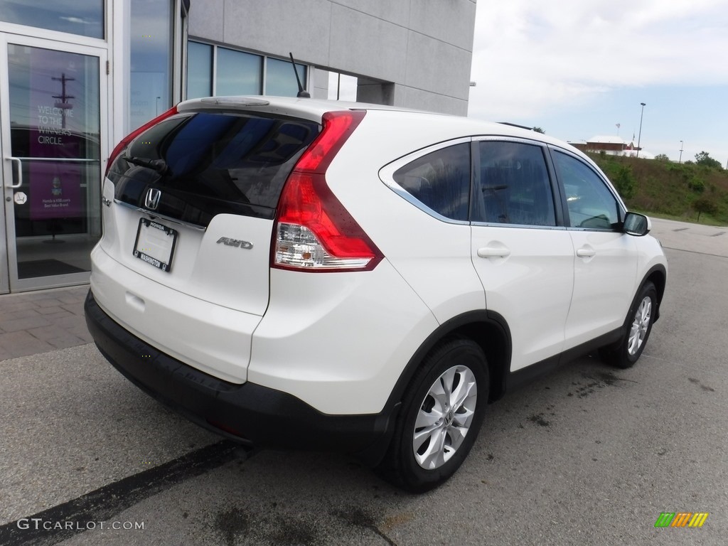 2014 CR-V EX AWD - White Diamond Pearl / Beige photo #9