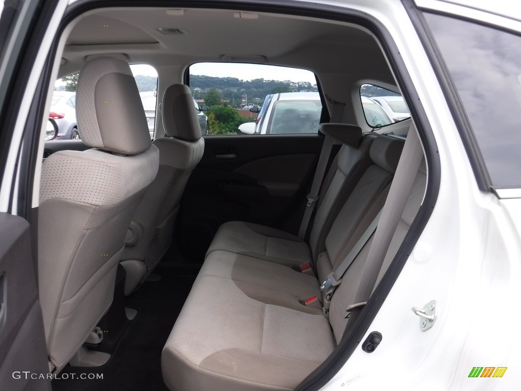 2014 CR-V EX AWD - White Diamond Pearl / Beige photo #16