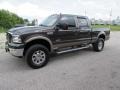 2005 Dark Shadow Grey Metallic Ford F250 Super Duty Lariat Crew Cab 4x4  photo #8