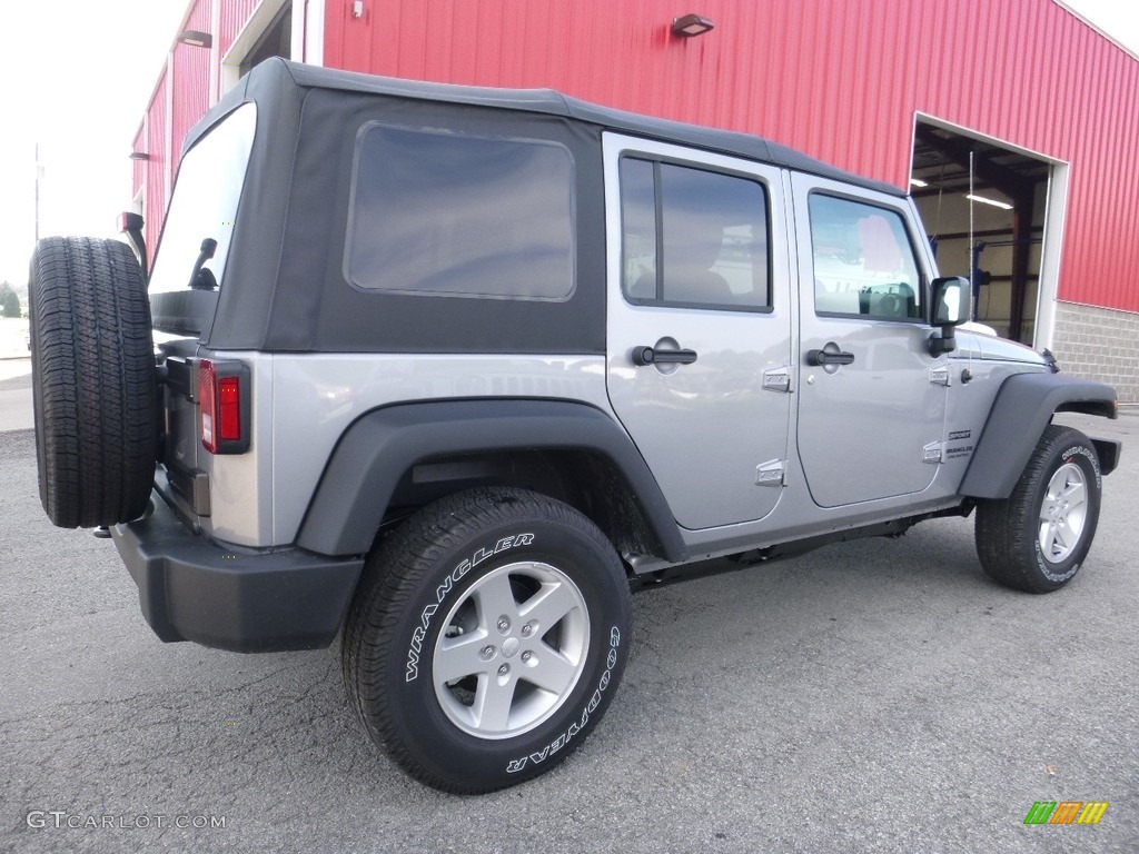 2016 Wrangler Unlimited Sport 4x4 - Billet Silver Metallic / Black photo #6