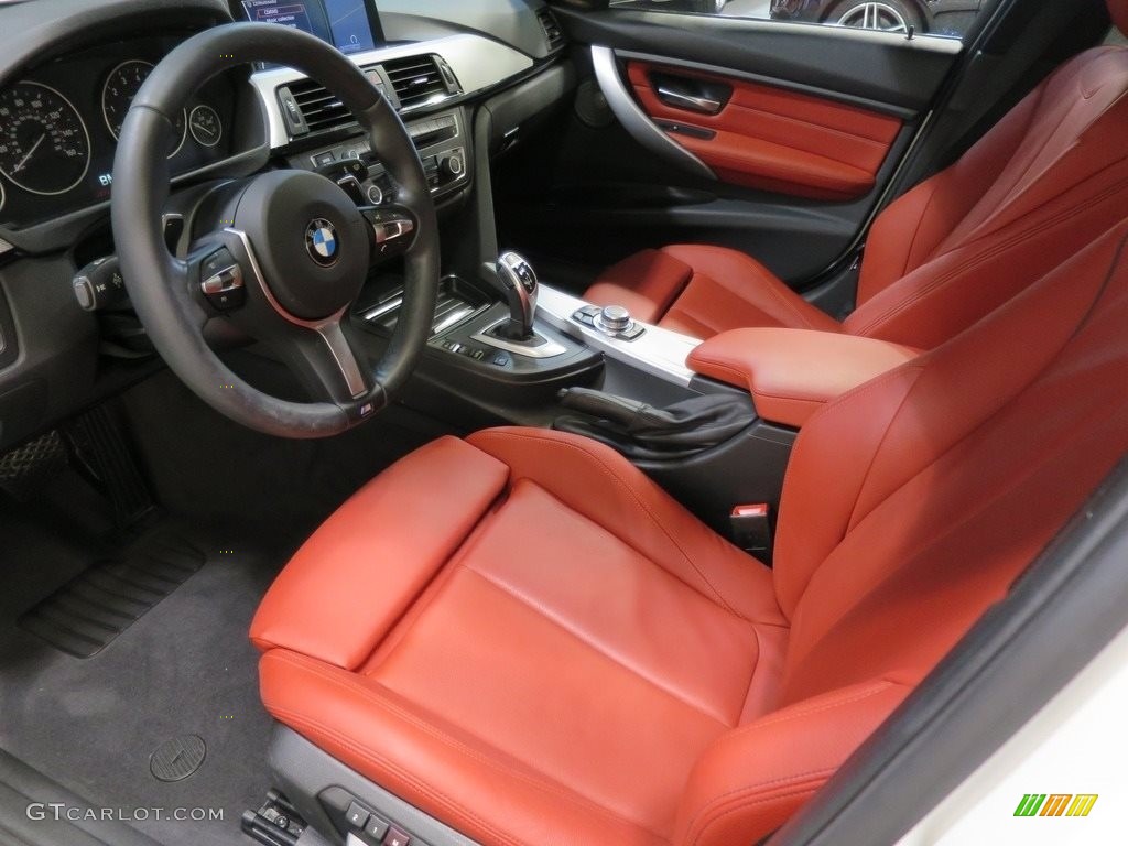 2013 3 Series 328i xDrive Sedan - Alpine White / Coral Red/Black photo #8