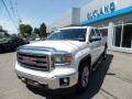 White Diamond Tricoat - Sierra 1500 SLT Crew Cab 4x4 Photo No. 2