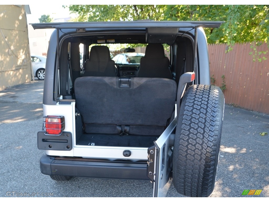 2004 Wrangler X 4x4 - Bright Silver Metallic / Dark Slate Gray photo #8