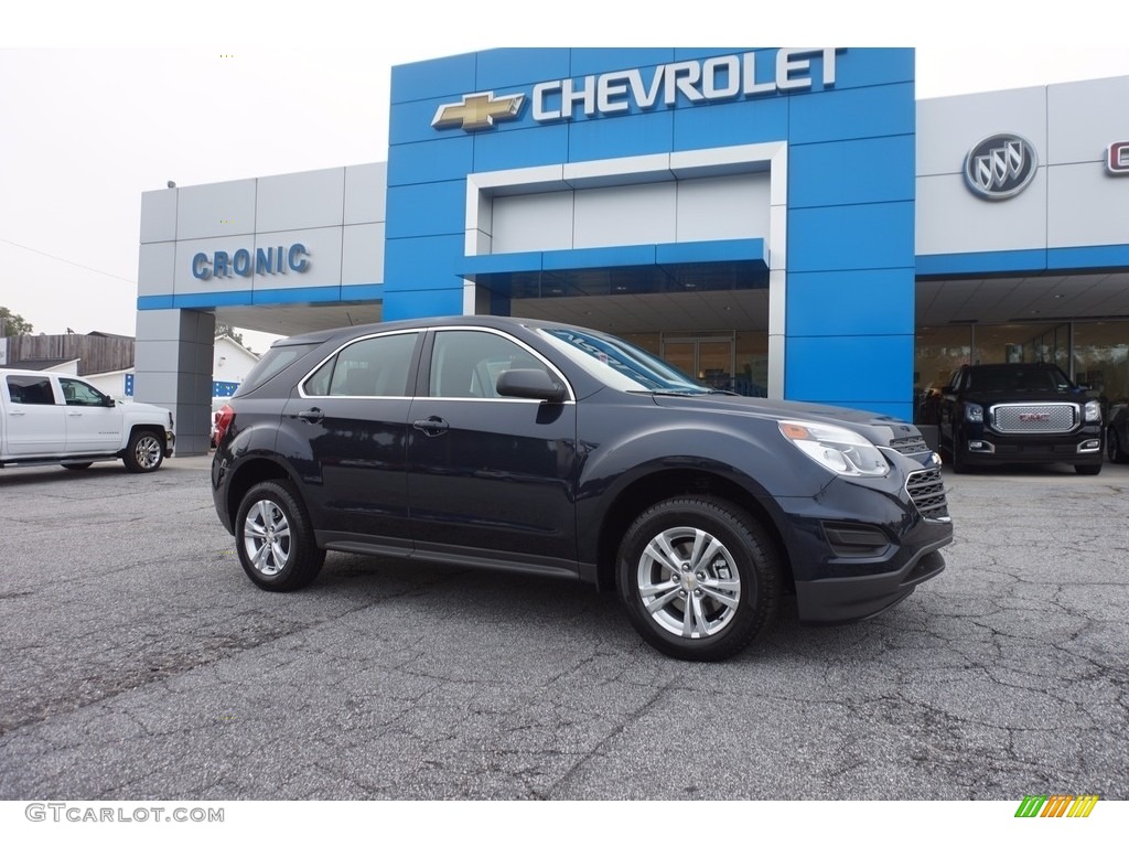 2017 Equinox LS - Blue Velvet Metallic / Jet Black photo #1