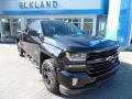 2017 Black Chevrolet Silverado 1500 LTZ Crew Cab 4x4  photo #1