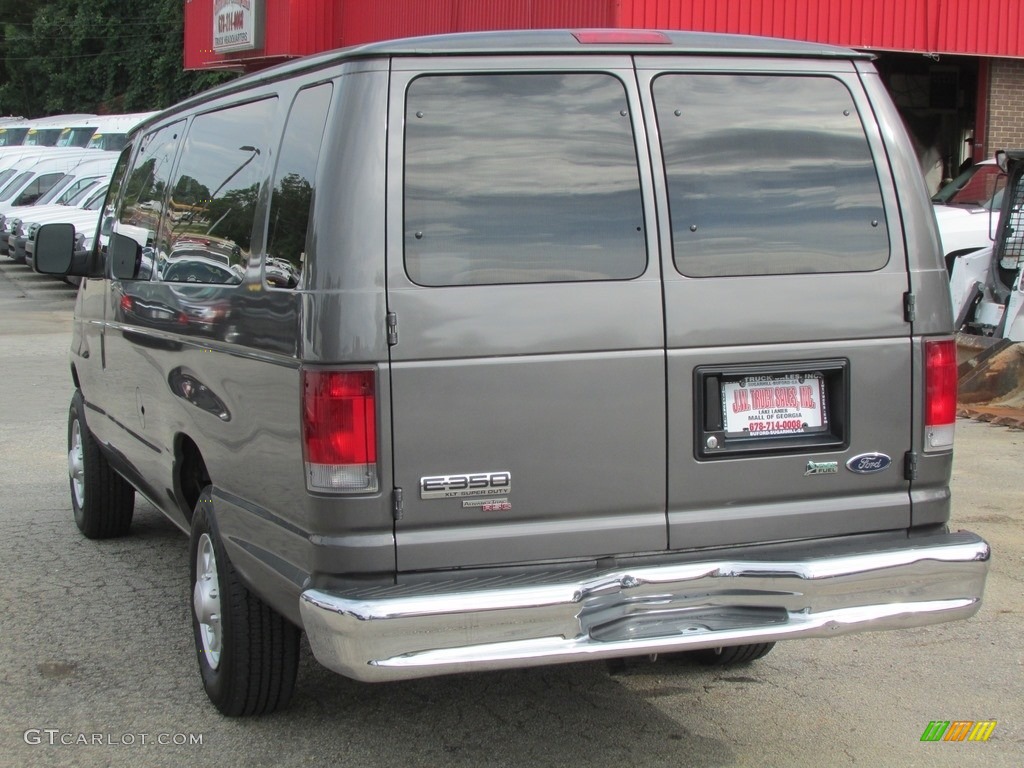 2009 E Series Van E350 Super Duty XLT Extended Passenger - Sterling Grey Metallic / Medium Flint photo #10