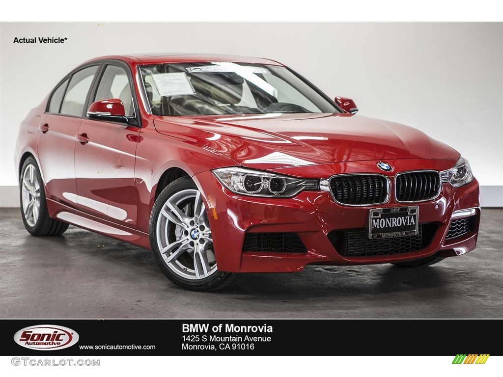 2013 3 Series 335i Sedan - Melbourne Red Metallic / Venetian Beige photo #1