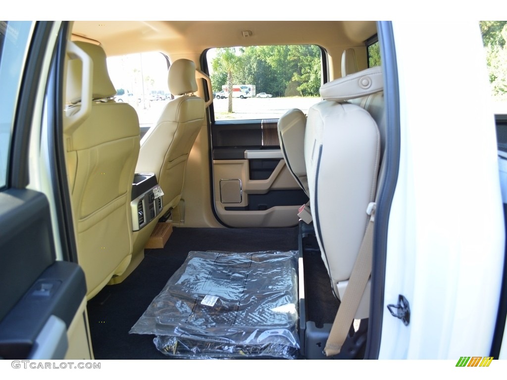 2016 F150 Lariat SuperCrew 4x4 - Oxford White / Medium Light Camel photo #26