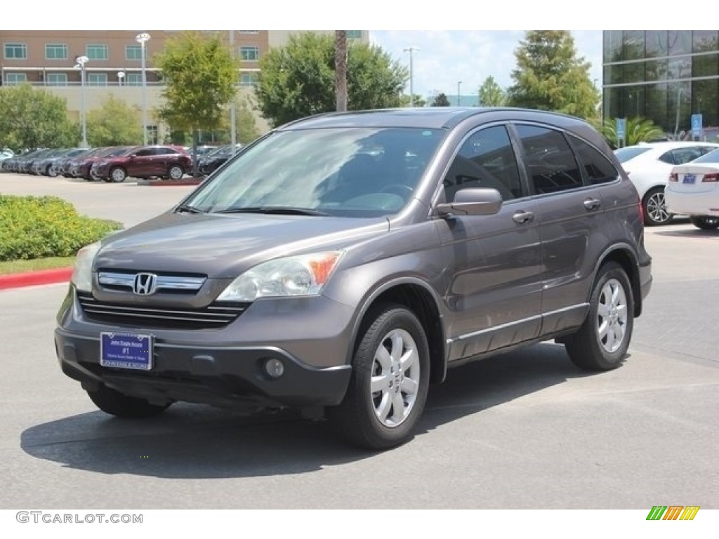 2009 CR-V EX-L - Urban Titanium Metallic / Black photo #3