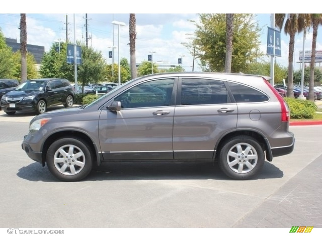 2009 CR-V EX-L - Urban Titanium Metallic / Black photo #4