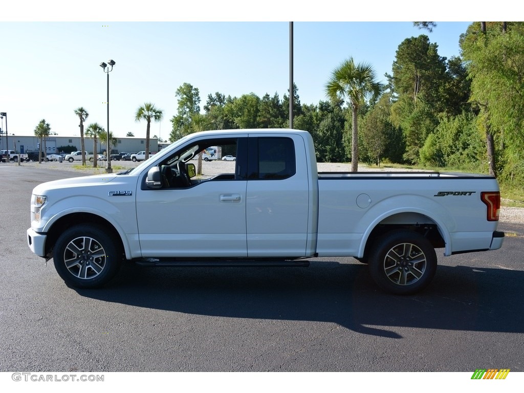 2016 F150 XLT SuperCab - Oxford White / Black photo #9