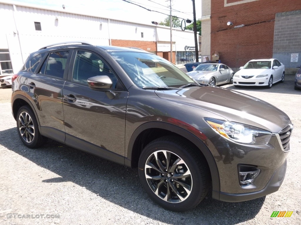 2016 CX-5 Grand Touring - Sonic Silver Metallic / Black photo #1