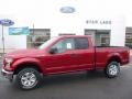 2016 Ruby Red Ford F150 XLT SuperCab 4x4  photo #1