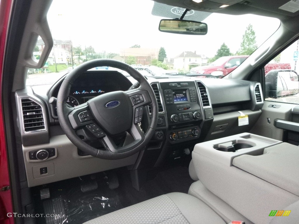 2016 F150 XLT SuperCab 4x4 - Ruby Red / Medium Earth Gray photo #12