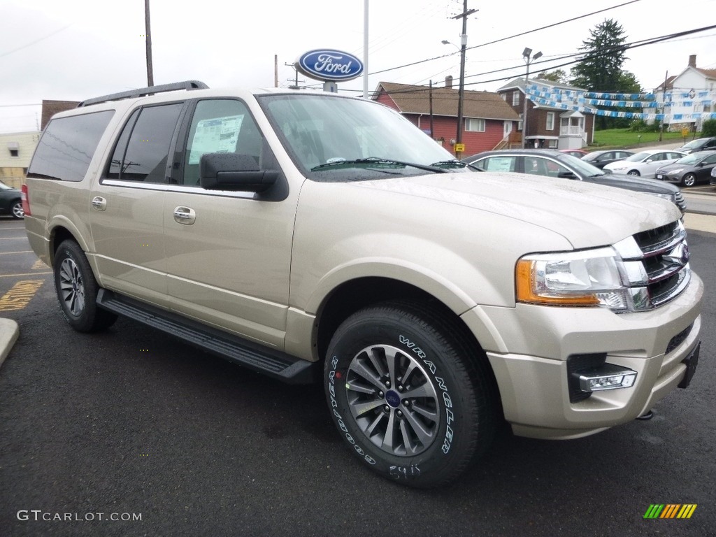 White Gold 2017 Ford Expedition EL XLT 4x4 Exterior Photo #115271608