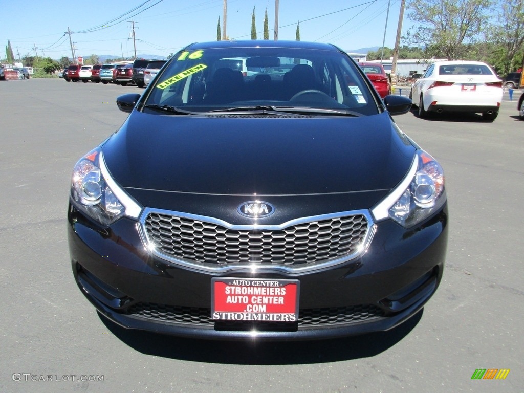 2016 Forte LX Sedan - Aurora Black Pearl / Black photo #3