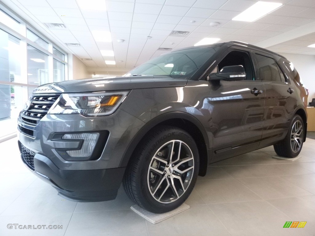 2017 Explorer Sport 4WD - Magnetic / Ebony Black photo #1