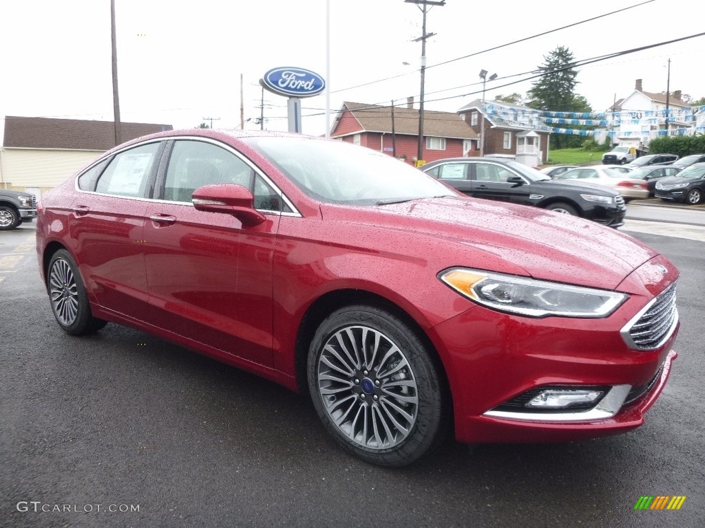 2017 Fusion SE - Ruby Red / Ebony photo #3