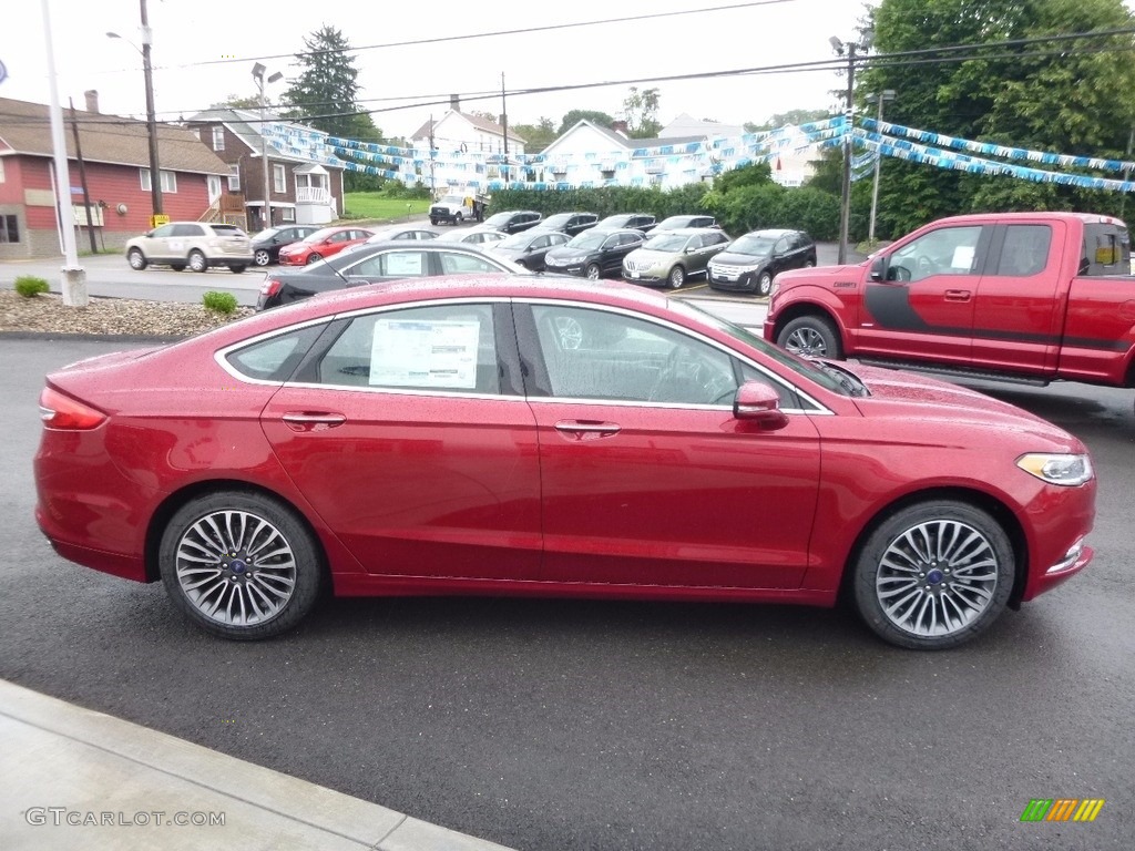 2017 Fusion SE - Ruby Red / Ebony photo #4