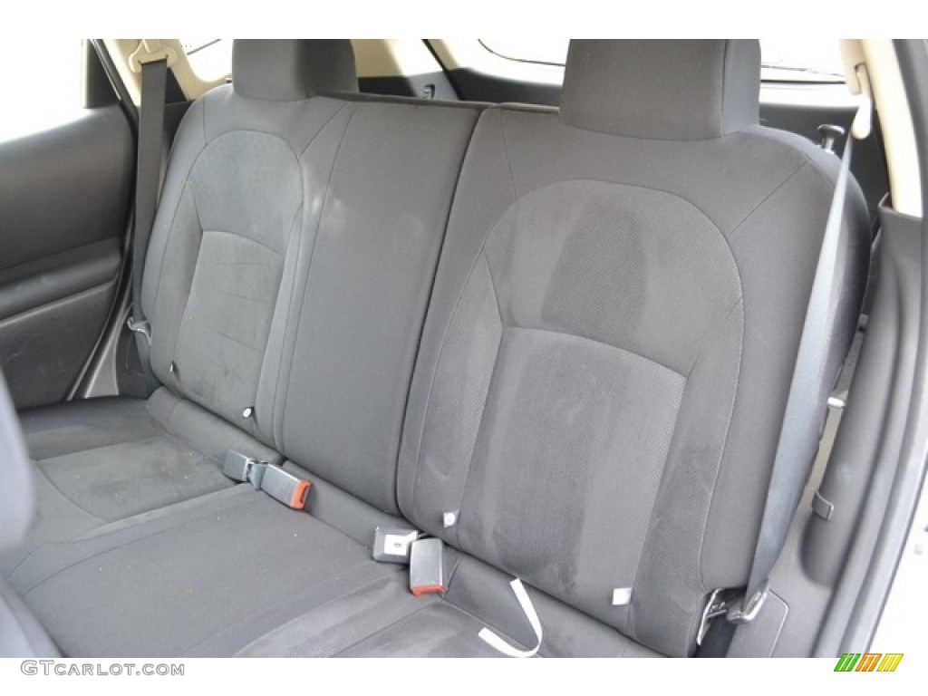 2010 Rogue S AWD - Phantom White / Black photo #8