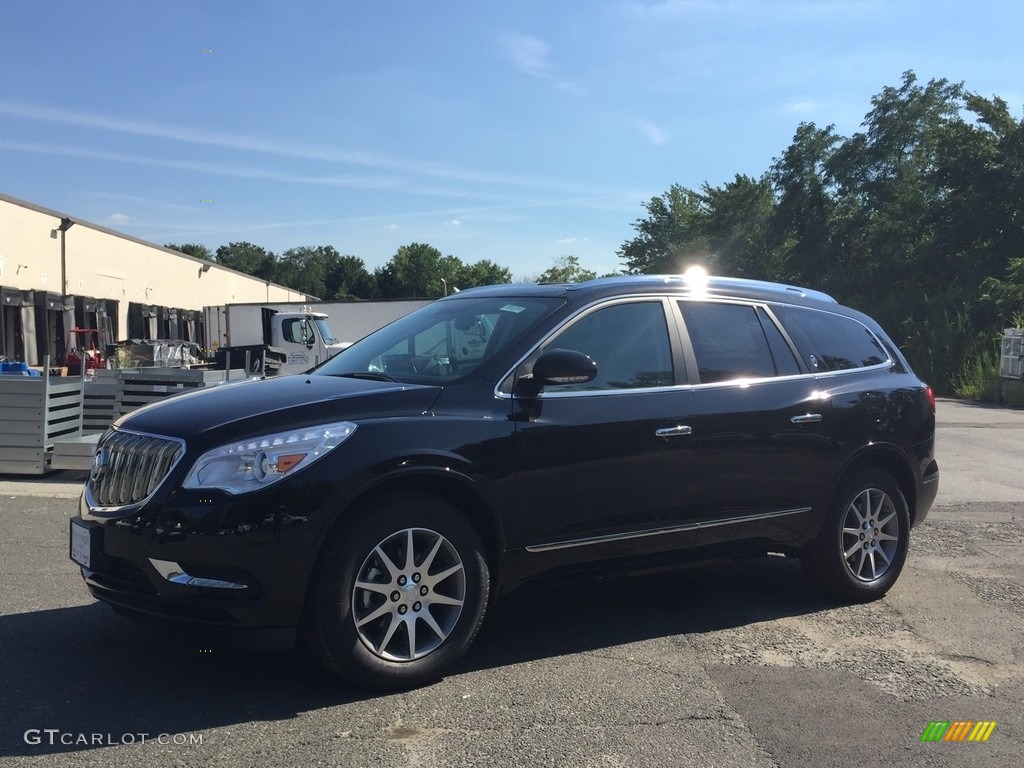 2017 Enclave Leather AWD - Ebony Twilight Metallic / Ebony/Ebony photo #1