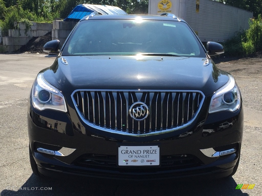 2017 Enclave Leather AWD - Ebony Twilight Metallic / Ebony/Ebony photo #2