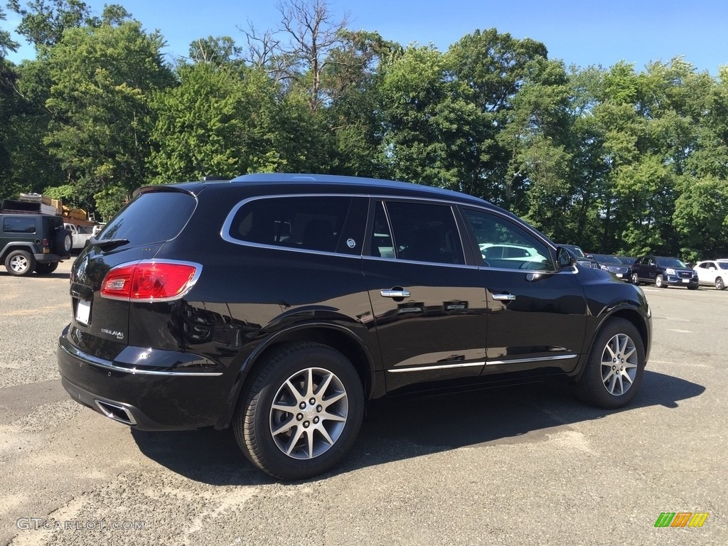 2017 Enclave Leather AWD - Ebony Twilight Metallic / Ebony/Ebony photo #4