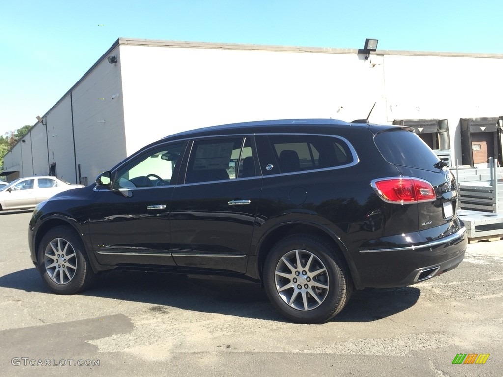 2017 Enclave Leather AWD - Ebony Twilight Metallic / Ebony/Ebony photo #6