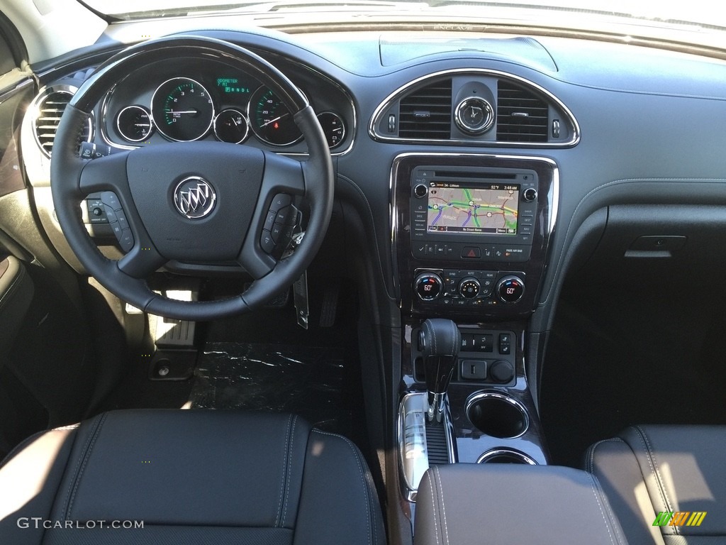 2017 Enclave Leather AWD - Ebony Twilight Metallic / Ebony/Ebony photo #8