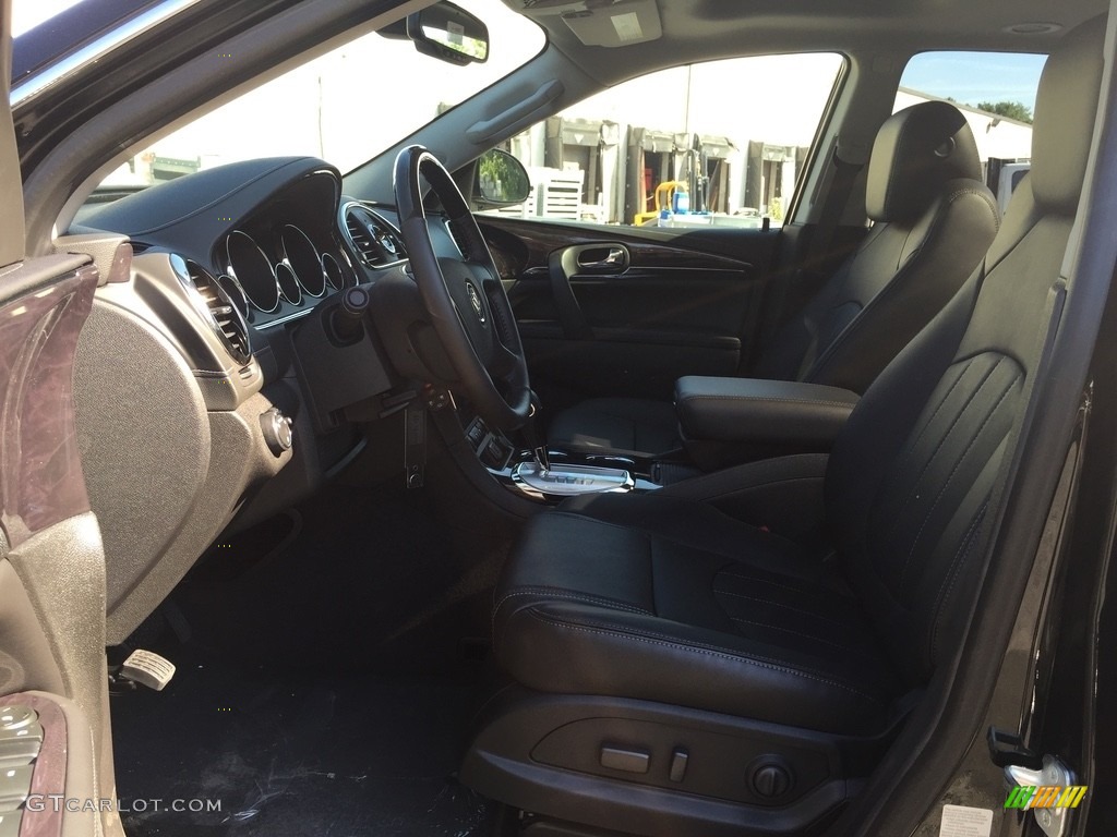 2017 Enclave Leather AWD - Ebony Twilight Metallic / Ebony/Ebony photo #9