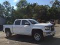 Summit White - Sierra 1500 SLE Crew Cab 4WD Photo No. 3