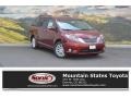 2017 Salsa Red Pearl Toyota Sienna Limited AWD  photo #1
