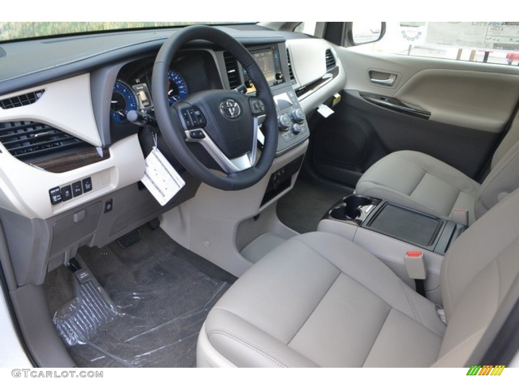 Dark Bisque Interior 2017 Toyota Sienna XLE AWD Photo #115275460