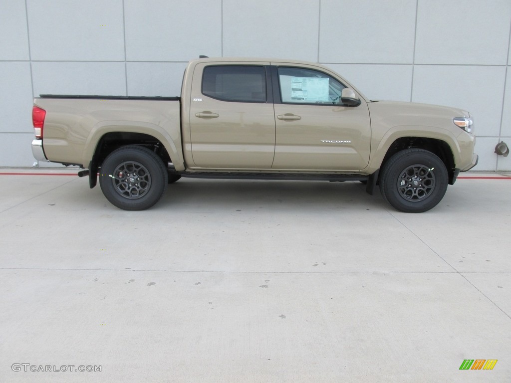 2017 Tacoma SR5 Double Cab 4x4 - Quicksand / Cement Gray photo #3