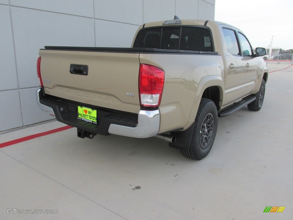 2017 Tacoma SR5 Double Cab 4x4 - Quicksand / Cement Gray photo #4